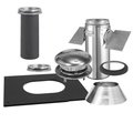 Ricki'S Rugs Selkirk Corporation 6T-PCK 6 Inch  Ultra-Temp Pitched Ceiling Support Kit  Stainless RI218684